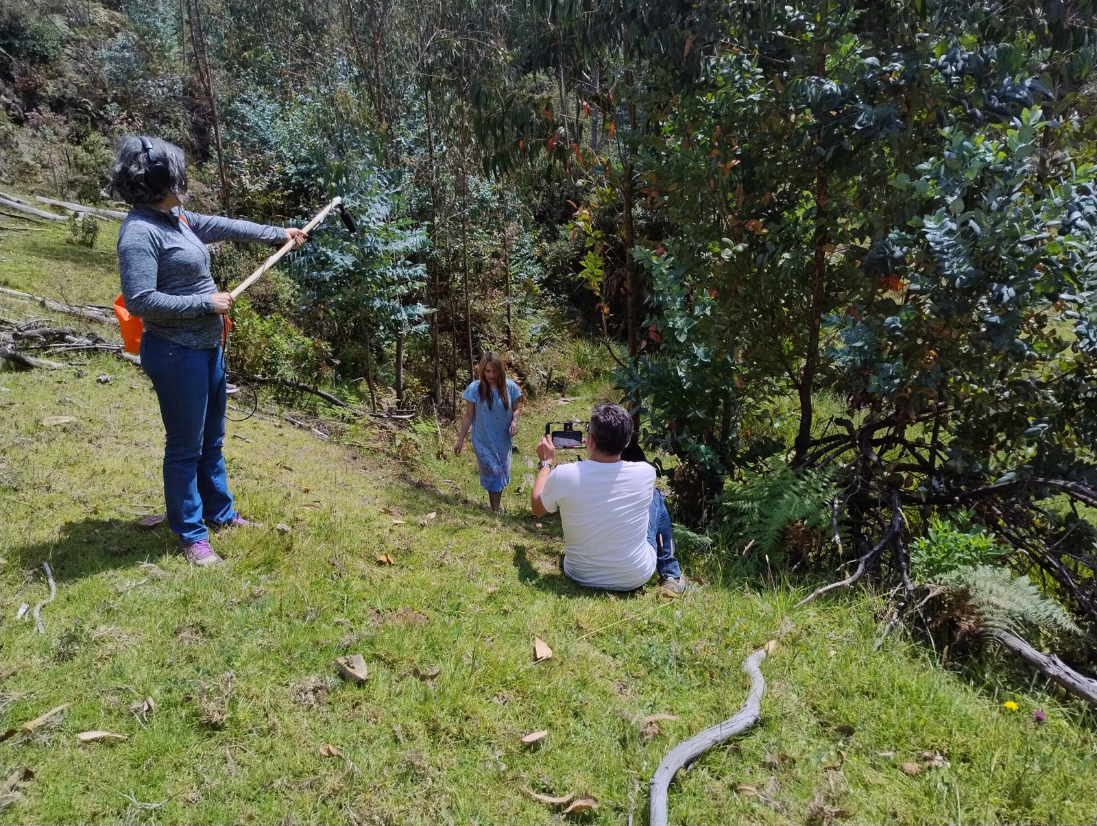 Preparación de una escena de Susurros en el Bosque